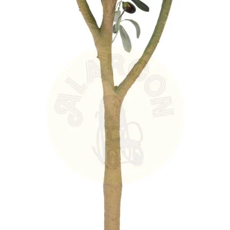 Planta olivo verde con macetero negro en polietileno y relleno de cemento 55x60x112cm - Ixia - 605468IX - foto-secundaria-2