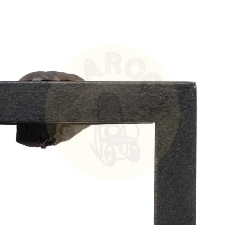 Mesa de centro madera de olmo reciclada natural y negro 165x64x55cm - Ixia - 605549IX - foto-secundaria-4