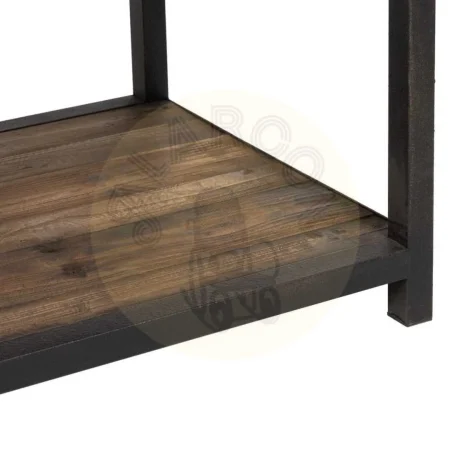 Mesa de centro madera de olmo reciclada natural y negro 165x64x55cm - Ixia - 605549IX - foto-secundaria-5