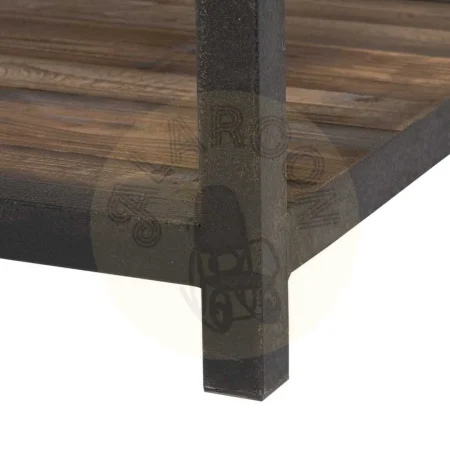 Mesa de centro madera de olmo reciclada natural y negro 165x64x55cm - Ixia - 605549IX - foto-secundaria-6