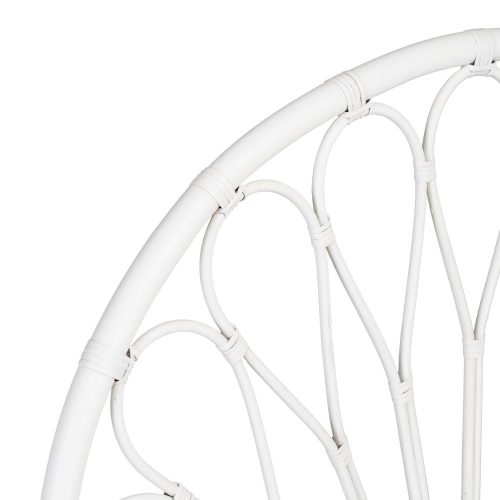 CABECERO BLANCO RATÁN DORMITORIO 100 X 3 X 125 CM IXIA