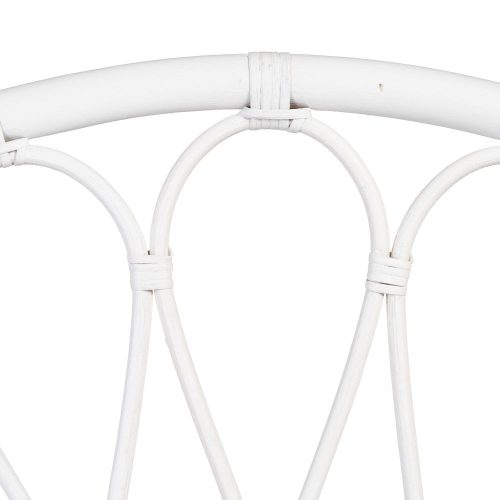 CABECERO BLANCO RATÁN DORMITORIO 100 X 3 X 125 CM IXIA