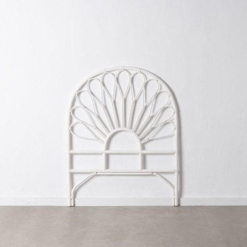 CABECERO BLANCO RATÁN DORMITORIO 100 X 3 X 125 CM IXIA