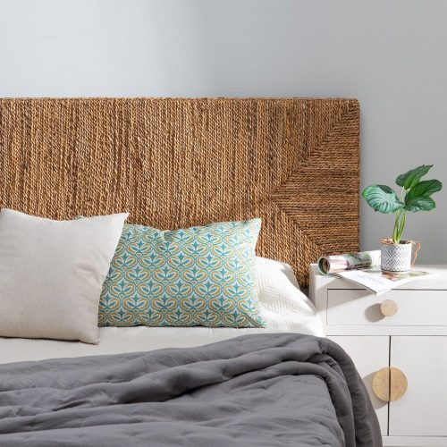 CABECERO NATURAL RATÁN DORMITORIO 200 X 3 X 60 CM IXIA