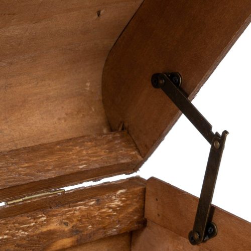 SET 2 MALETAS NATURAL TEJIDO-MADERA 50 X 36 X 20 CM IXIA