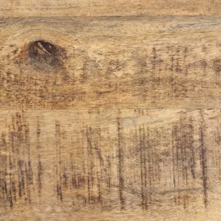 Mesa de centro en madera de mango y hierro acabado natural y negro 80x80x45cm - Ixia - 607327IX - foto-secundaria-3