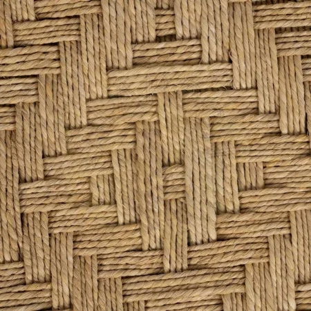 Banqueta de fibra natural y madera de mango para salón 92x42x41cm - Ixia - 608029IX - foto-secundaria-4