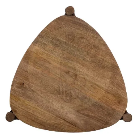 Juego de 2 mesas auxiliares en madera de mango acabado natural 58x56x56cm - Ixia - 608171IX - foto-secundaria-8