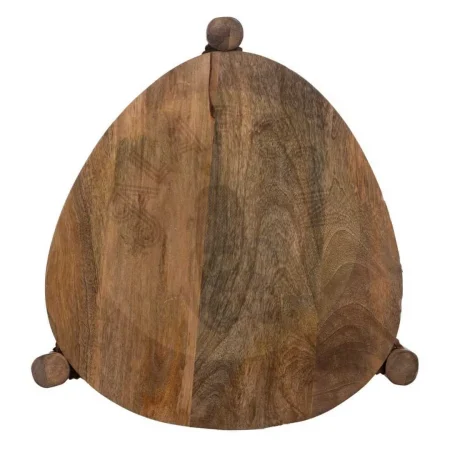 Juego de 2 mesas auxiliares en madera de mango acabado natural 58x56x56cm - Ixia - 608171IX - foto-secundaria-9
