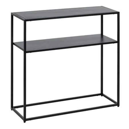 Estantería negra de acero colección Square 80x30x81cm - Ixia - 608268IX - foto-blanco