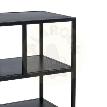 Estantería de acero negro 120x32x55cm - Ixia - 608272IX - foto-secundaria-2