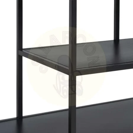 Estantería de acero negro 120x32x55cm - Ixia - 608272IX - foto-secundaria-3