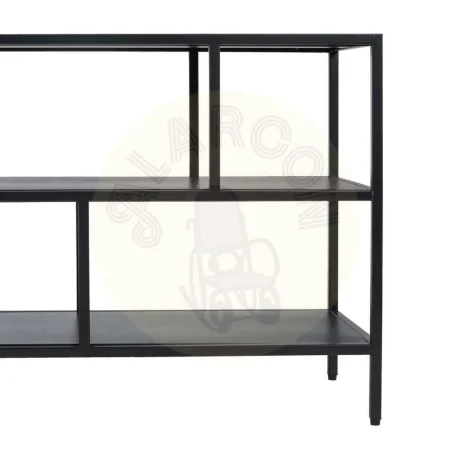 Estantería de acero negro 120x32x55cm - Ixia - 608272IX - foto-secundaria-4