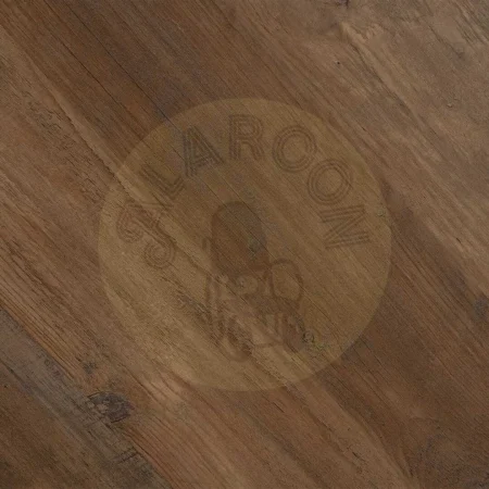 Mesa de comedor para salón marrón y negro en DM y metal 120x120x75cm - Ixia - 608698IX - foto-secundaria-4