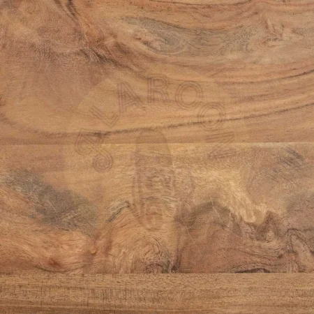 Juego de 2 mesas de centro en madera de acacia y metal acabado natural 70x70x40cm - Ixia - 608747IX - foto-secundaria-5