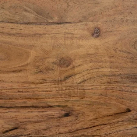 Set de 3 mesas de centro en madera de acacia y hierro acabado natural 50x50x45cm - Ixia - 608748IX - foto-secundaria-6