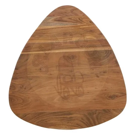 Set de 3 mesas de centro en madera de acacia y hierro color natural 86x81x43cm - Ixia - 608754IX - foto-secundaria-7