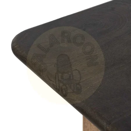 Mesa de comedor en madera de mango natural marrón 200x100x76cm - Ixia - 608869IX - foto-secundaria-1