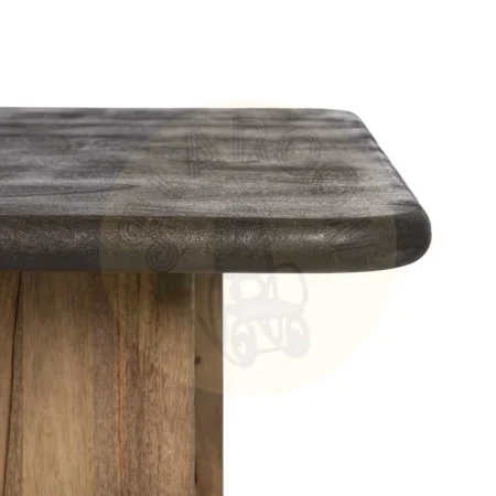 Mesa de comedor en madera de mango natural marrón 200x100x76cm - Ixia - 608869IX - foto-secundaria-3