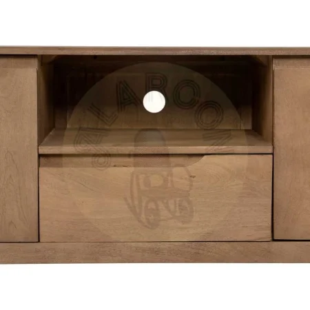 Mueble TV en madera de mango acabado natural para salón 150x40x60cm - Ixia - 608888IX - foto-secundaria-3