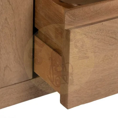 Mueble TV en madera de mango acabado natural para salón 150x40x60cm - Ixia - 608888IX - foto-secundaria-6