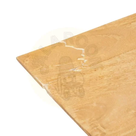 Mesa de comedor sobre madera de acacia natural estructura de hierro negro 160x90x77cm - Ixia - 608911IX - foto-secundaria-2