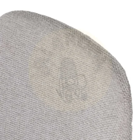 Silla comedor gris tapizada en tejido con estructura metálica 43x52x87cm - Ixia - 609572IX - foto-secundaria-5
