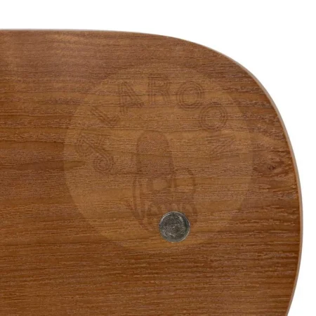 Silla tapizada para salón marrón crema estructura metálica asiento en madera contrachapada 49x53x80cm - Ixia - 609583IX - foto-secundaria-10