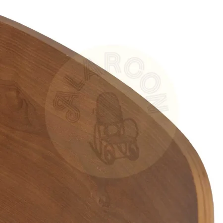Silla tapizada para salón marrón crema estructura metálica asiento en madera contrachapada 49x53x80cm - Ixia - 609583IX - foto-secundaria-5