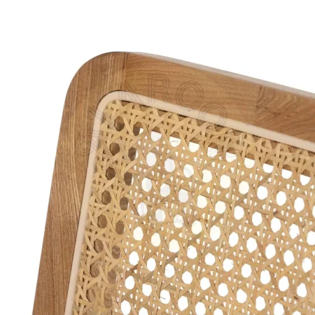 Silla con brazos en madera de haya y asiento de ratán natural 56x55x81cm - Ixia - 609989IX - foto-secundaria-5