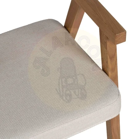 Silla con brazos en madera de haya y asiento de ratán natural 56x55x81cm - Ixia - 609989IX - foto-secundaria-7