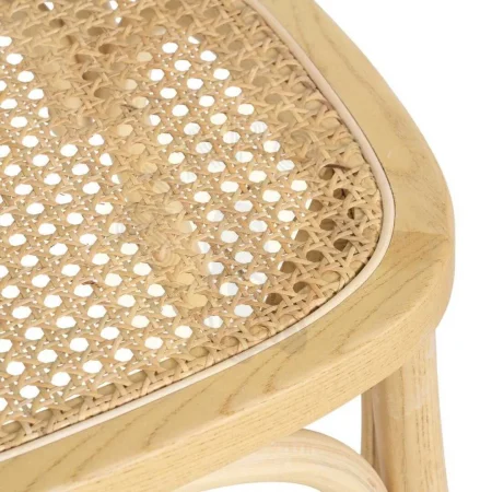 Silla de madera de olmo con asiento y respaldo de ratán natural 44.50x41.50x89cm - Ixia - 610045IX - foto-secundaria-7