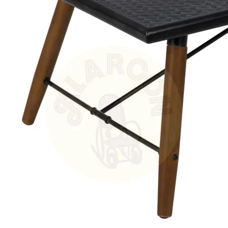 Mesa de centro negro y natural en DM y metal 109.50x60x40.50cm - Ixia - 610070IX - foto-secundaria-2
