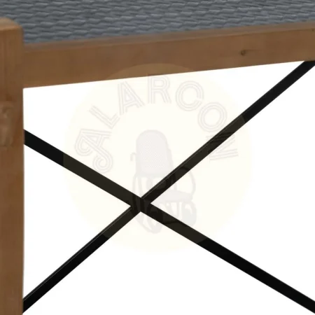 Estantería en DM y madera de abeto con estructura de hierro acabado negro y natural 107x40x80cm - Ixia - 610072IX - foto-secundaria-2