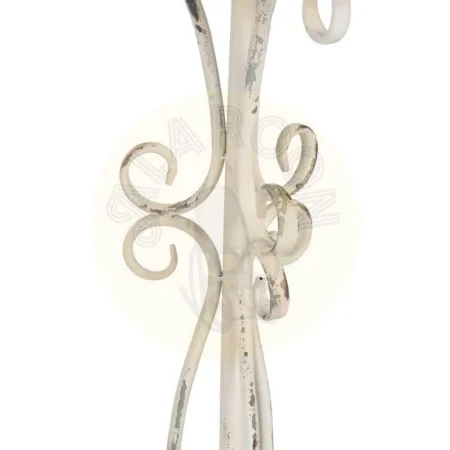 Set de 2 mesitas crema en metal 40x40x77cm - Ixia - 610177IX - foto-secundaria-6