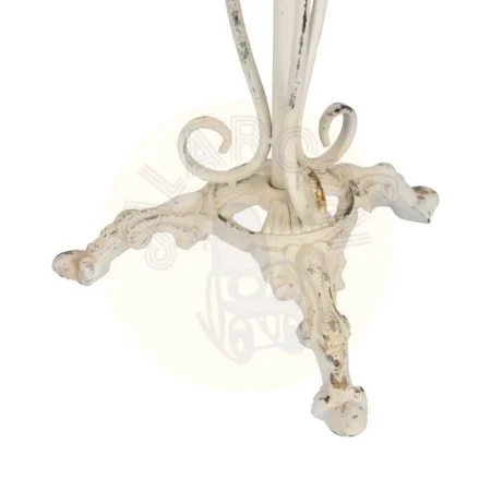 Set de 2 mesitas crema en metal 40x40x77cm - Ixia - 610177IX - foto-secundaria-7