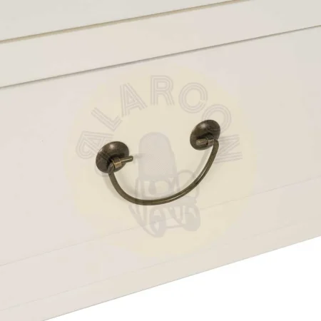 Armario blanco en DM con patas de abeto colección Oriente 100x45x160cm - Ixia - 610183IX - foto-secundaria-6