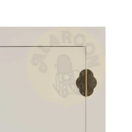 Armario blanco en DM con patas de abeto colección Oriente 100x45x160cm - Ixia - 610183IX - foto-secundaria-8