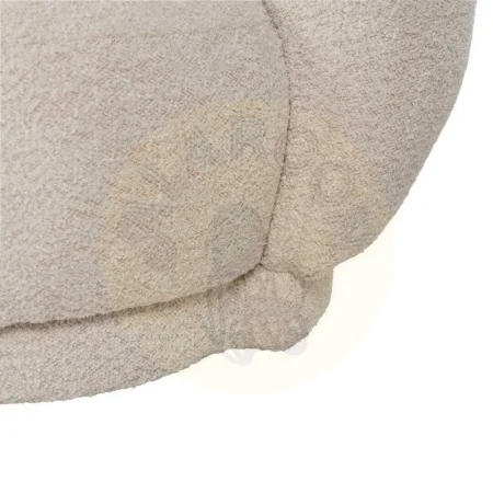 Sofá beige tapizado en tejido para salón con estructura de madera contrachapada 191x93x75cm - Ixia - 610229IX - foto-secundaria-11