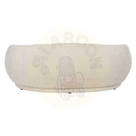 Sofá beige tapizado en tejido para salón con estructura de madera contrachapada 191x93x75cm - Ixia - 610229IX - foto-secundaria-2
