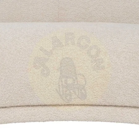Sofá beige tapizado en tejido para salón con estructura de madera contrachapada 191x93x75cm - Ixia - 610229IX - foto-secundaria-7