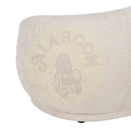 Sofá beige tapizado en tejido para salón con estructura de madera contrachapada 191x93x75cm - Ixia - 610229IX - foto-secundaria-9
