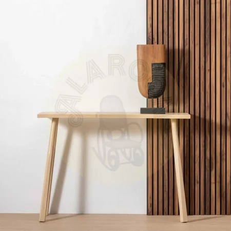 Consola natural en DM con estructura de madera de pino 106x35x75cm - Ixia - 610401IX - foto-secundaria-6