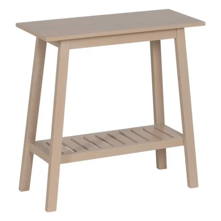 Consola crema en DM y madera de pino 71x30x71cm - Ixia - 610407IX - foto-blanco