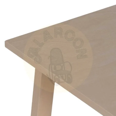 Consola crema con cajones en DM y estructura de madera de pino 90x32x75cm - Ixia - 610408IX - foto-secundaria-1