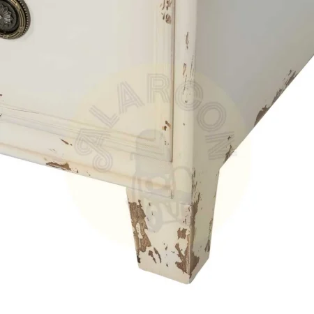 Cómoda blanco rozado en madera de abeto y DM 105x50x87.50cm - Ixia - 610578IX - foto-secundaria-10