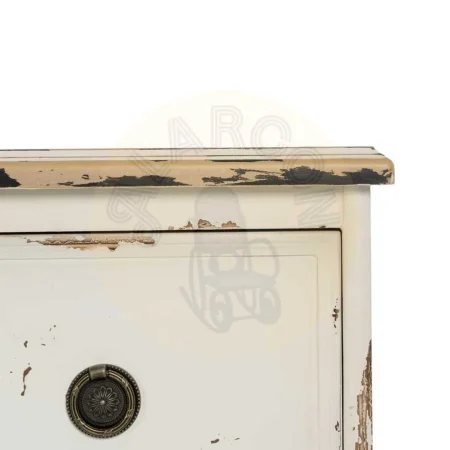 Cómoda blanco rozado en madera de abeto y DM 105x50x87.50cm - Ixia - 610578IX - foto-secundaria-3