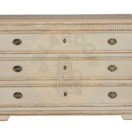 Cómoda natural crema en madera de abeto y DM 119.50x44.50x84cm - Ixia - 610579IX - foto-secundaria-4
