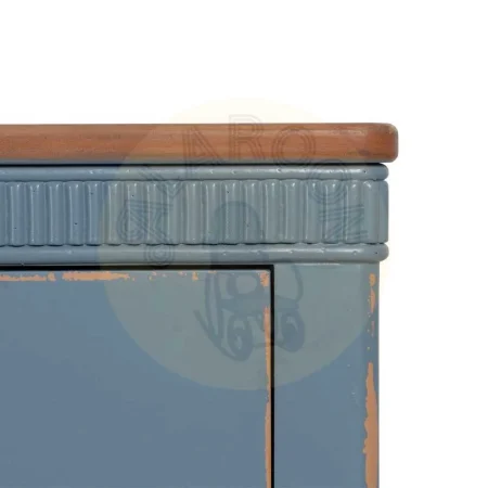 Cómoda azul en madera de abeto y DM 4 cajones 115x45x90cm - Ixia - 610590IX - foto-secundaria-3