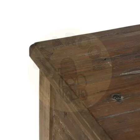 Consola marrón en madera de abeto con cajones 184.50x50x86.80cm - Ixia - 610591IX - foto-secundaria-1